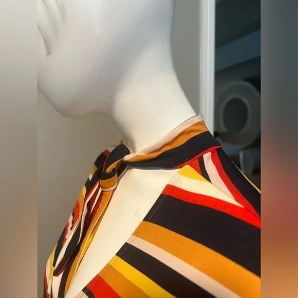 ELOQUII ELEMENTS Stripe Fit And Flare Dress size 20 - Picture 4 of 13